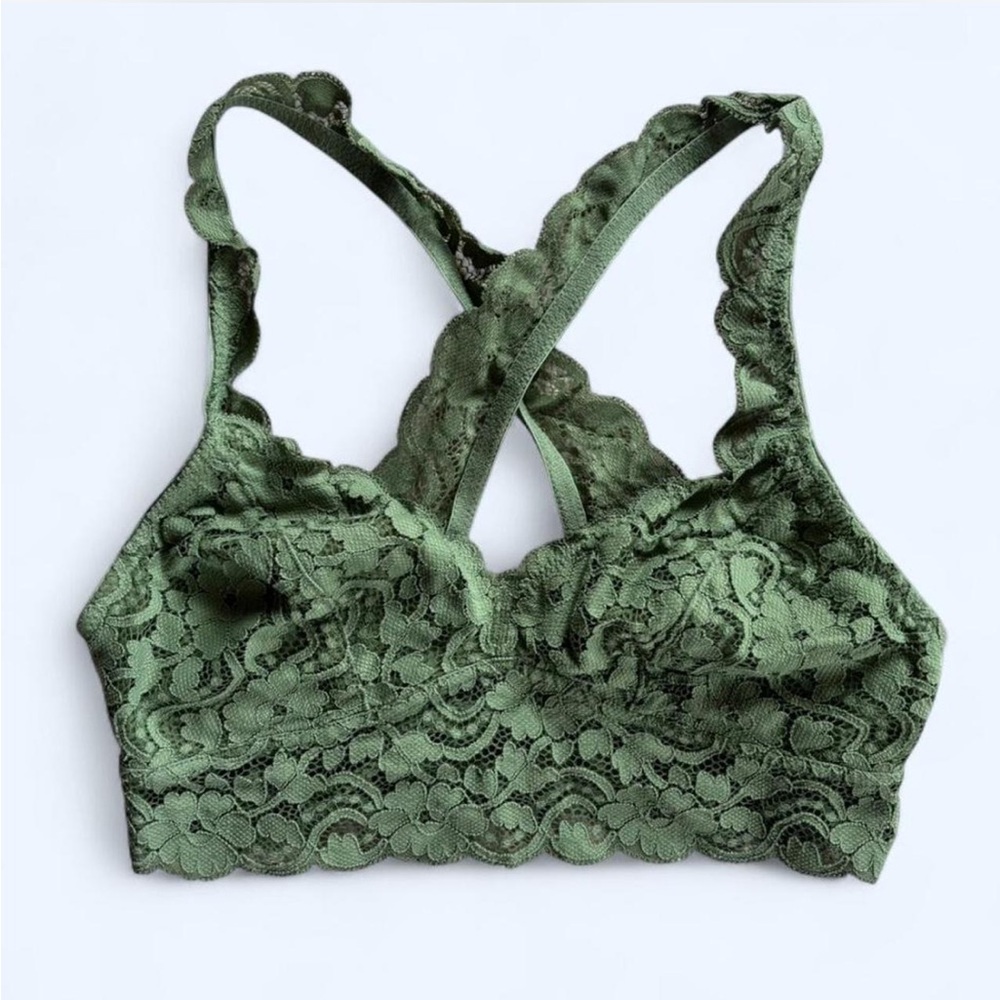 Xhilaration Green Lace Bralette